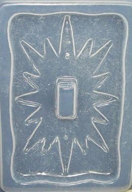 Reusable plastic light switchplate mold 570