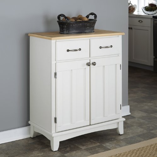 Buffet of Buffets White with Wood Top by Home Styles Pricepulse