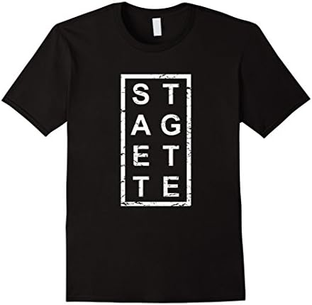 Mens Stylish Stagette T-Shirt Small Black