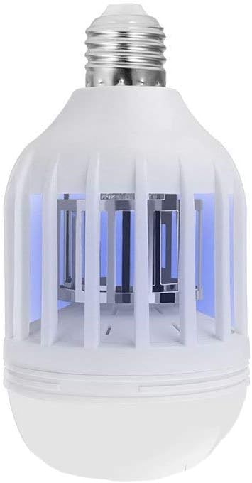 iHomy Electronic Insect Killer, Bug Zapper Light Bulb, Fly Killer, Mosquito Killer, Built in Insect Trap, Fits in 110v Light Bulb Socket, Perfect for Indoor Home Garden Patio Backyard