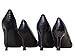 Flash on Heels Heel Replacements or Protectors - 4 Pairs - Black - 4 Sizes