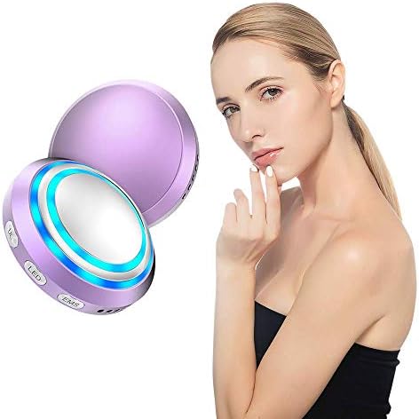 Cavitation Ultrasonic Slimming Facial Device, EMS Multi-functional, Shape Up Machine, Fine Current, LED Facial Device, Lemagi, Fat Burning, Wrinkles, Facial Slimming, Light Beauty, High Penetration, Beauty Container, Beautiful Skin Available, 5 Levels Adjustment, USB Rechargeable, Purple