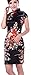Blingland Flower Dress Cheongsam Embroidery Qipao Dress for Women