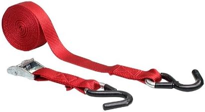 SecureLine 6310 10-Foot Ratchet Tie Down, Red