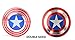 Premium Anti-Anxiety 360 Spinner Fidget Toy Captain America's Shield Design Helps Focusing Best Quality EDC for Kids & Adults Stress Reducer Relieves ADHD Anxiety Boredom Ceramic Cube Bearing