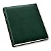 Gallery Leather Photo Album 4x6 - 3 Ring Binder Photo Album, 60 Pages for 120 Photos, Fillable, Can Fit 8x10 and 5x7 Photos, Handcrafted - Acadia Green - 11.75 x 10.5 