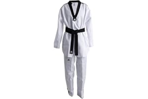 adidas adi-Start III 3 Stripes Taekwondo White Uniform with Assorted V-Necks