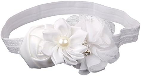 キッズ 赤ちゃん ヘアバンド 新発売 ヘッドバンド ヘアアクセサリー 出産祝い 小道具 髪飾り 写真撮影 ホワイト