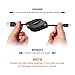 Retractable USB Type C Cable (6.6ft/2M) Fireor USB C to USB Male A Data Sync & Charging Cable for Samsung Note 8, Galaxy S8 Plus, LG G5 G6 V30 V20, Google Pixel, MacBook Pro 2016
