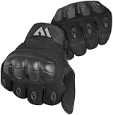 WFX Full Finger Motorcycle Gloves Touchscreen Breathable Protective Black M view 2