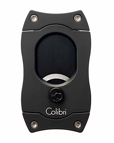 S-CUT Cigar Cutter with Leather Pouch in an Attractive Gift Box Warranty Black Black Blades