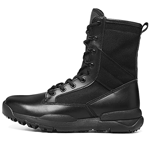 IODSON Mens'Lightweight Combat Boots Military Tactical Army Shoes (8.5