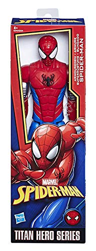 Marvel Spiderman - Spiderman Figur Titan Power 30 cm, Sortiertes Modell, 1 Stück Hero Series, (Hasbro E2324EU4)