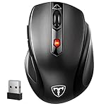 OMorc 2.4GHz Wireless Optical Mouse Mice with USB Nano Receiver, 6 Buttons, 15 Months Battery Life, 5 DPI Adjustable Levels for Notebook, PC, Laptop, Macbook