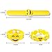 Rubber Bracelets, Emoji Party Supplies Slap Wristbands, Kids Party Favors Decorations, Cute Children Goody Bag Fillers Toy Gifts, 16 Pack In 3 Styles
