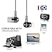 Yugoo in Ear Earbuds Wired Earphones Metal Stereo Noise Isolating Headphones with Mic for Apple Devices, Android Smartphone, Mp3/Mp4 Player, Laptop, Tablet, Etc.(Silver with Black)