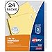 Avery 5-Tab Binder Dividers, Insertable Clear Big Tabs, 24 Sets (11113) primary