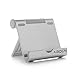 Aibocn Upgraded Multi-Angle Aluminum Stand for Tablets Smartphones and E-readers Compatible With Apple iPhone iPad Air iPod Samsung Galaxy / Tab HTC Google Nexus LG OnePlus and More, Silver