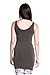 m. rena Sleeveless Rayon Dress (Dark Grey)