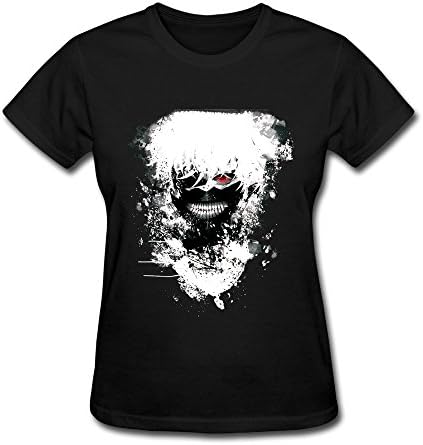 WANXIN Women's Tokyo Ghoul Ken Kaneki T-shirt Size XXL Black