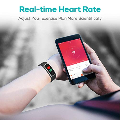 CHEREEKI Fitness Tracker, Heart Rate Monitor Activity Tracker with Blood Pressure Sleep Monitor 14 Sports Tracking, Color Screen IP68 Waterproof, Fitness Watch Step Calorie Counter - Thumbnail 3
