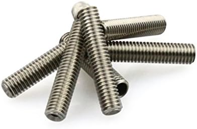 Cdrox 6Pcs Stainless Steel Nozzle Throat 3D Printer Extruder Feed Supply Feeding Pipe M6 Accessory for Makerbot mk8