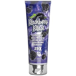 Fiesta Sun Blackberry Blast Extremely Dark Tanning Lotion with Ultra Black Bronzer 236ml
