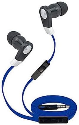 Super High Clarity 3.5mm Stereo Earbuds/Headphone for Oppo R17 Pro, Realme 2, R17, F9, F9 Pro (Blue) - w/Mic & Volume Control + MND Stylus