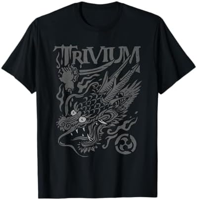 Amazon.com: Trivium Screaming Dragon Color T-Shirt : Clothing
