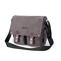 Douguyan Unisex Messenger Bag Fashionable and Best Style Backpack for Men and Women Grey 43608