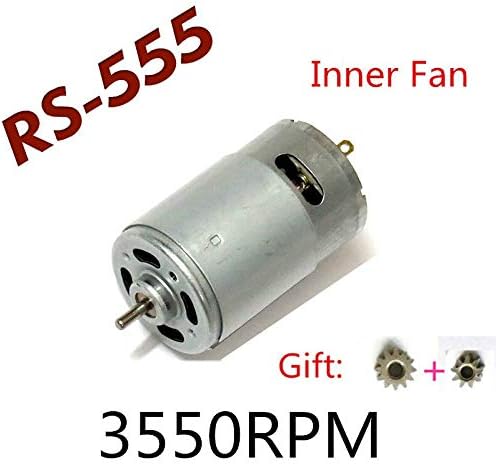 Corolado Spare Parts, Replacement Motor Rs-555 Dc 10.8V 12V 3550Rpm for Bosch Makita Hitachi Electric Screwdriver Vacuum Cleaner Toys Motor