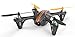 Hubsan X4 (H107C),4 Channel 2.4GHz RC Quad Copter with Camera-Black/Orange,with bonus batterydouble flying time+extra set of blades - Best Hobby Drone