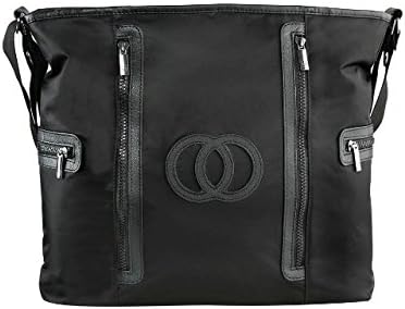 Cozy Coop 9065 Black Nylon Diaper Bag
