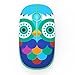 Jelly Comb 2.4G Slim Wireless Mouse with Nano Receiver, Less Noise, Portable Mobile Optical Mice for Notebook, PC, Laptop, Computer, MS001 (Owl)