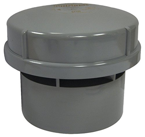 FloPlast AV110 Air Admittance Valve Solvent For 110mm Pipe - Grey by Floplast