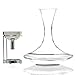 Wine Enthusiast Lead-Free Crystal Vivid Wine Decanter & Aerating Funnel Set (4 Piece)