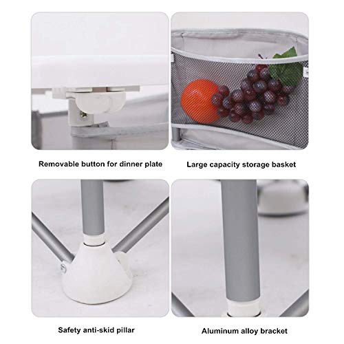 Children's Baby Dining Chair Foldable seat with Tray and Bag Outdoor