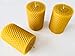 Beeswax Candle Set of 3 Handmade Candles Best for Gift and Home Decor 100% Pure Quality (Size 3.34×2.16 in)