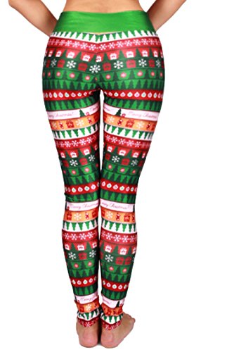 COCOLEGGINGS-Womens-3D-Digital-Print-Active-Yoga-Capri-Leggings-with-Designs