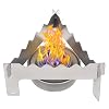 Outdoor Ultralight Folding Titanium Pot Stand met Titanium Mini Alcohol Fornuis voor Outdoor Camping Wandelen Picknick…