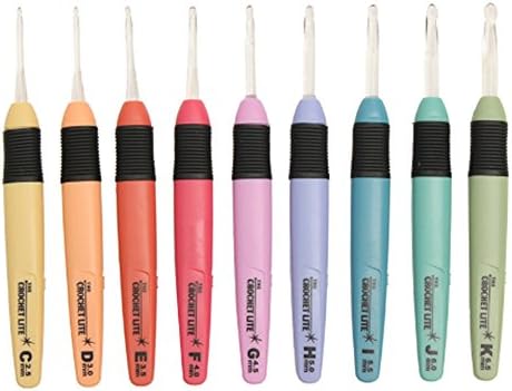 9PCS Light Up Crochet Lite Set Knitting Needles For Sewing Tools