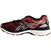 ASICS Men's Gel-Nimbus 19 Running Shoe, Black/Vermilion/Silver, 10.5 M US