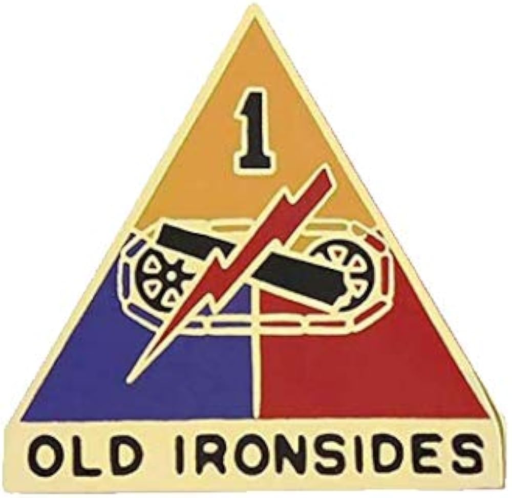 1st Armored Division US Army Unit Crest Clothing