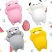Mochi Squishy Toys HAIYOO Kawaii Squishy Cats Mini Squishy Squeeze Collection Stress Reliever Gift Colorful Cat Shape Squishies