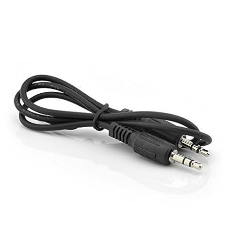 Saxonia 3,5 mm Klinkenkabel 50cm für AUX-Kabel Stecker Buchse Verlängerung schwarz