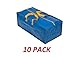 Klickpick Home Heavy Duty Reusable Extra Large Storage Bags, Laundry Bag Shopping Moving Totes Bags Underbed Storage Bins Zipper -Backpack Handles,Compatible with IKEA FRAKTA CART (Pack of 10)