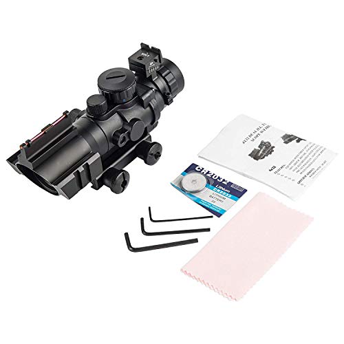 Rifle Scope for 4X Hunting Tactical Optics Shoot Gun Sights and Low Light Situation Night Vision