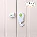 Premium Child Safety Cabinet Locks Baby Proof Safety Lock for Cupboard Drawer Fridge with 3M Adhesive Sticker (green)-Set of 6