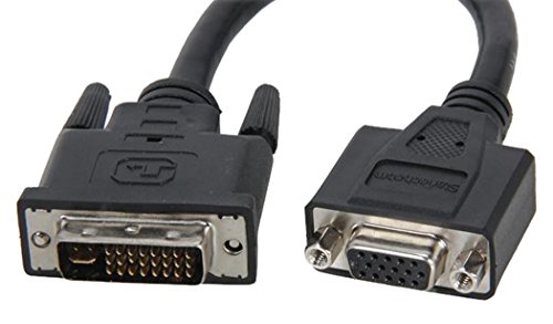 Click Here to See More Images StarTech.com DVIVGAMF8IN 8-Inch DVI to VGA Cable Adapter