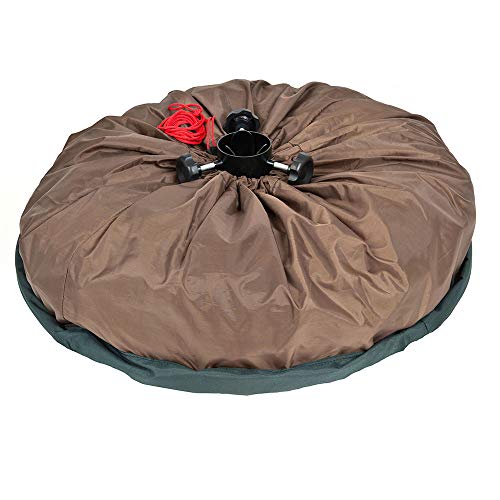 TreeKeeper [Upright Tree Storage Bag] - 9 Foot Christmas Tree Storage Bag | Hold Your Artificial Trees up to 9 Feet Tall -  Keep Your Fake Tree Assembled | Hides Under Tree Skirt (9' - Large) - Thumbnail 2